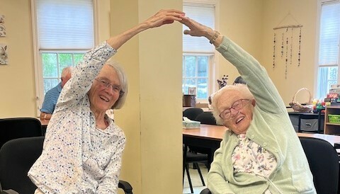 Adult Day Care participants enjoying enrichment activities